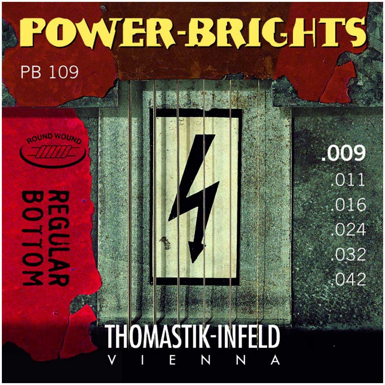 Струны для электрогитары THOMASTIK PB109
Струны для электрогитары THOMASTIK PB109