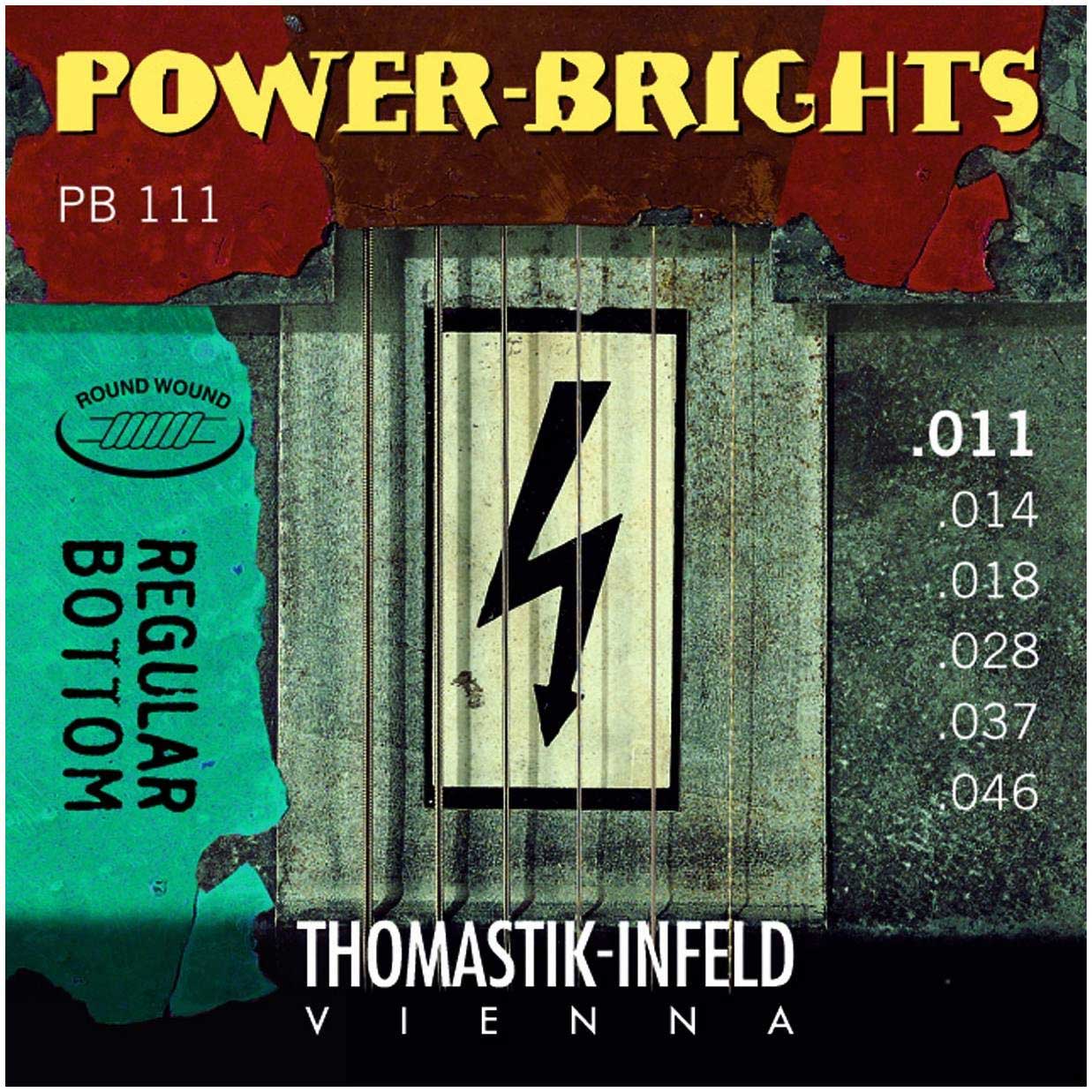 Струны для электрогитары THOMASTIK PB111
Струны для электрогитары THOMASTIK PB111