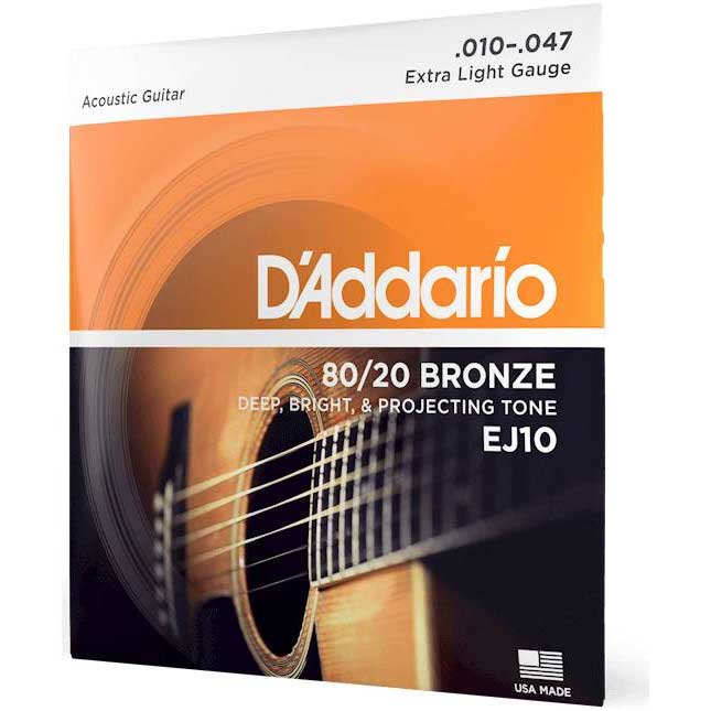 Струны для акустической гитары D'ADDARIO EJ10
Струны для акустической гитары D'ADDARIO EJ10