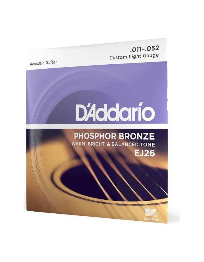 Струны для акустической гитары D'ADDARIO EJ26
Струны для акустической гитары D'ADDARIO EJ26