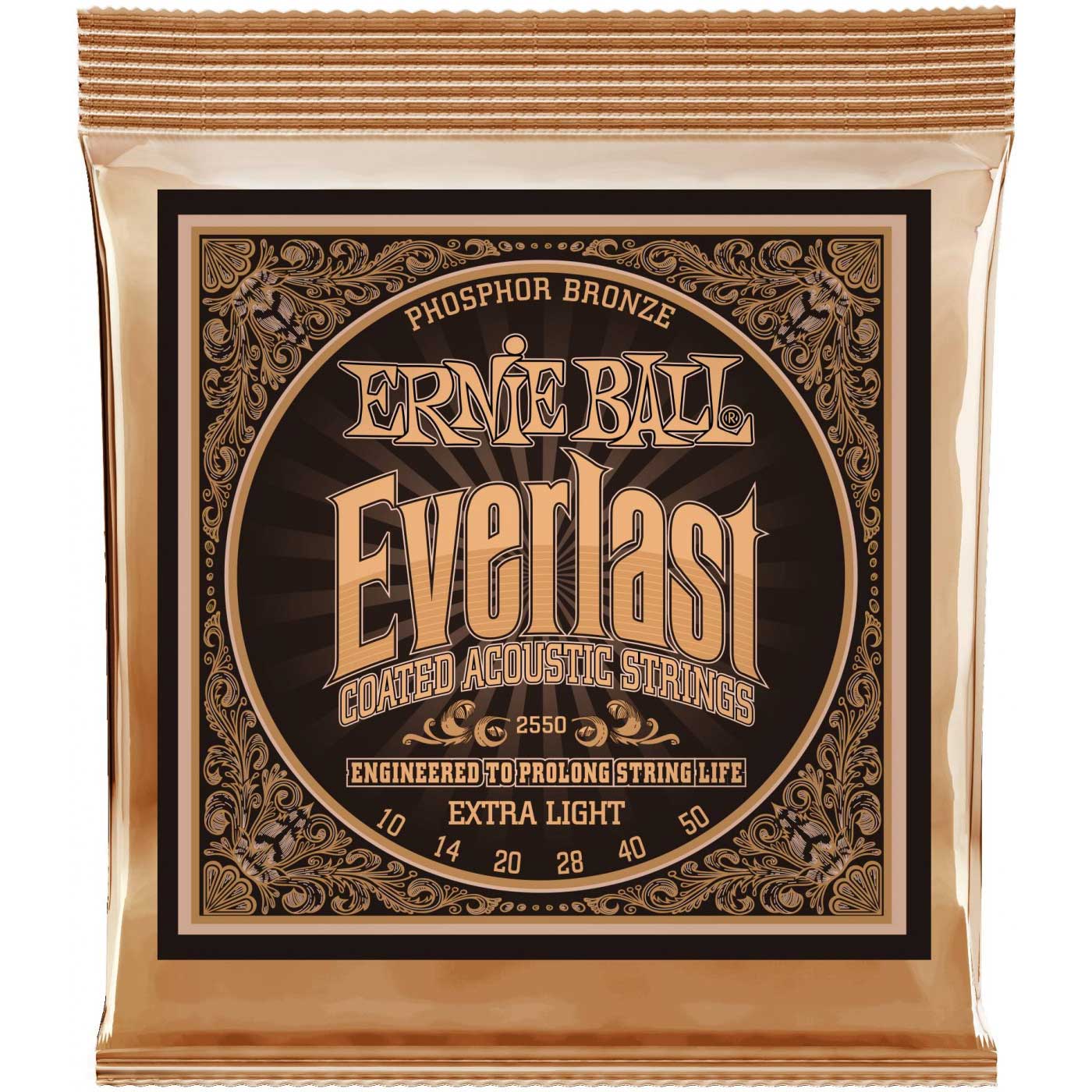 Струны для акустической гитары ERNIE BALL 2550 Everlast Coated Phosphor Bronze Extra Light 10-50
Струны для акустической гитары ERNIE BALL 2550 Everlast Coated Phosphor Bronze Extra Light 10-50