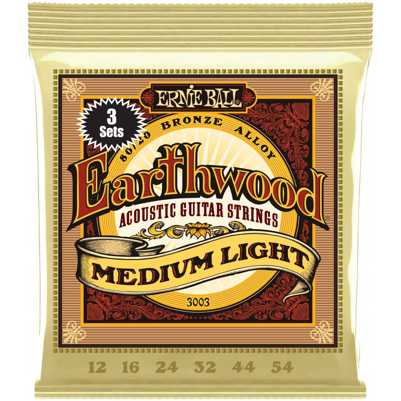 Струны для акустической гитары ERNIE BALL 3003 Earthwood 80/20 Bronze Medium Light 12-54
Струны для акустической гитары ERNIE BALL 3003 Earthwood 80/20 Bronze Medium Light 12-54
