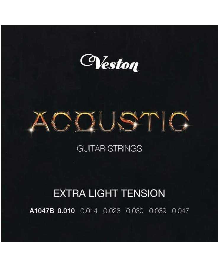 Струны для акустической гитары VESTON A1047 B
Струны для акустической гитары VESTON A1047 B