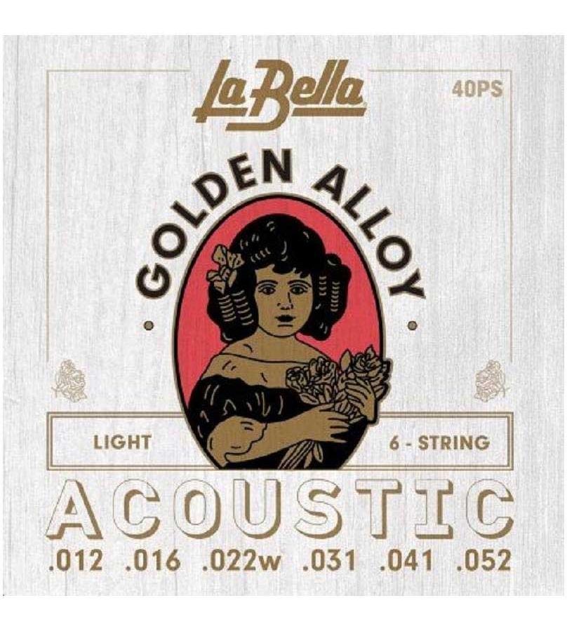 Струны для акустической гитары LA BELLA 40 PS
Струны для акустической гитары LA BELLA 40 PS