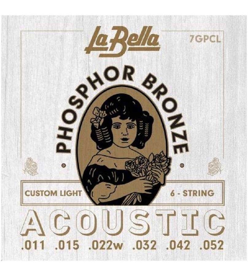 Струны для акустической гитары LA BELLA 7 GPCL
Струны для акустической гитары LA BELLA 7 GPCL
