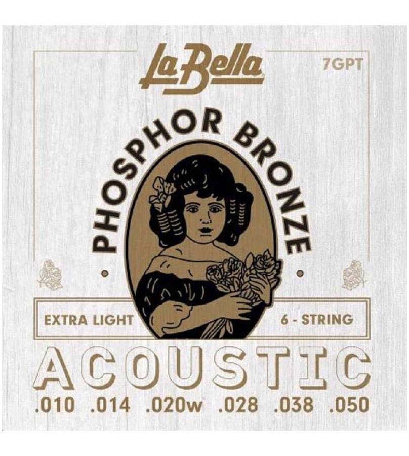 Струны для акустической гитары LA BELLA 7 GPT
Струны для акустической гитары LA BELLA 7 GPT