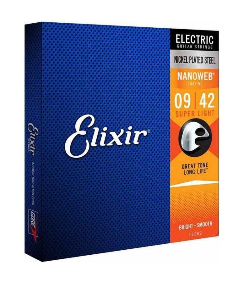 Струны для электрогитары ELIXIR 12002 
Струны для электрогитары ELIXIR 12002