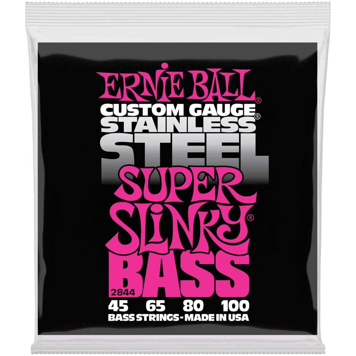 Струны для бас-гитары ERNIE BALL 2844 Stainless Steel Slinky Super 45-100
Струны для бас-гитары ERNIE BALL 2844 Stainless Steel Slinky Super 45-100