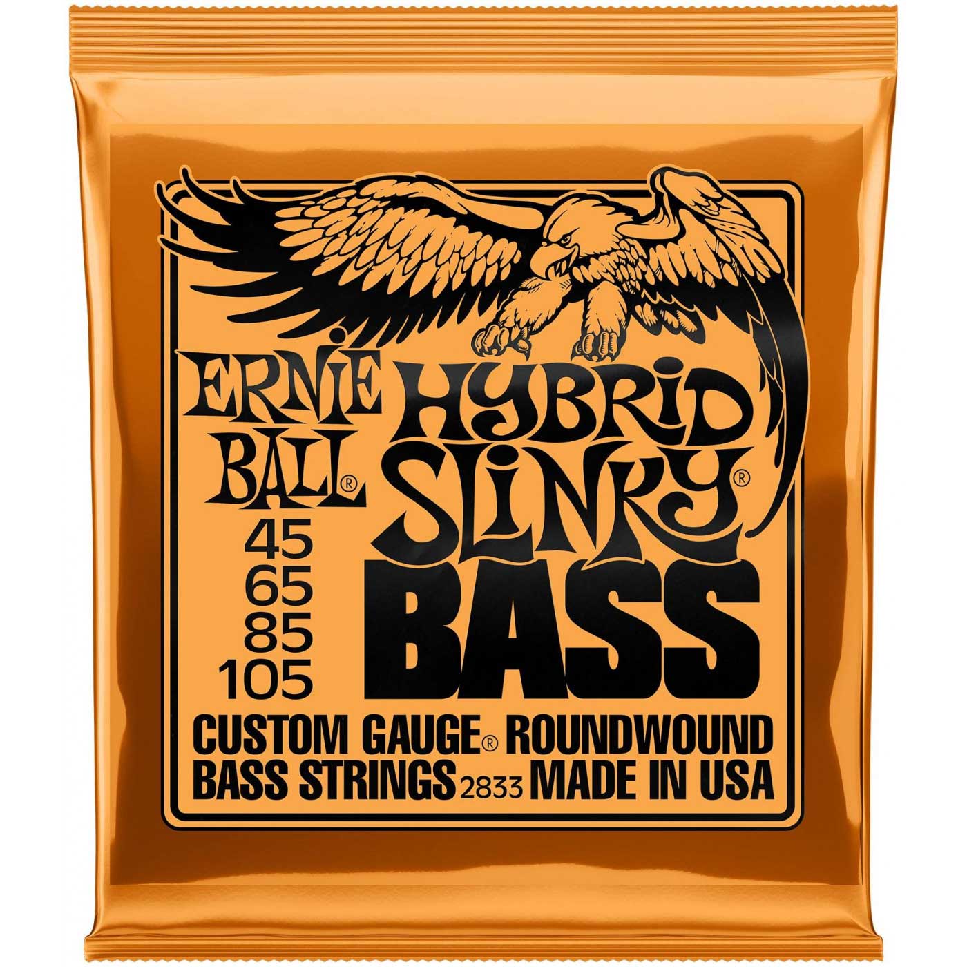 Струны для бас-гитары ERNIE BALL 2833 Nickel Wound Slinky Hybrid 45-105
Струны для бас-гитары ERNIE BALL 2833 Nickel Wound Slinky Hybrid 45-105