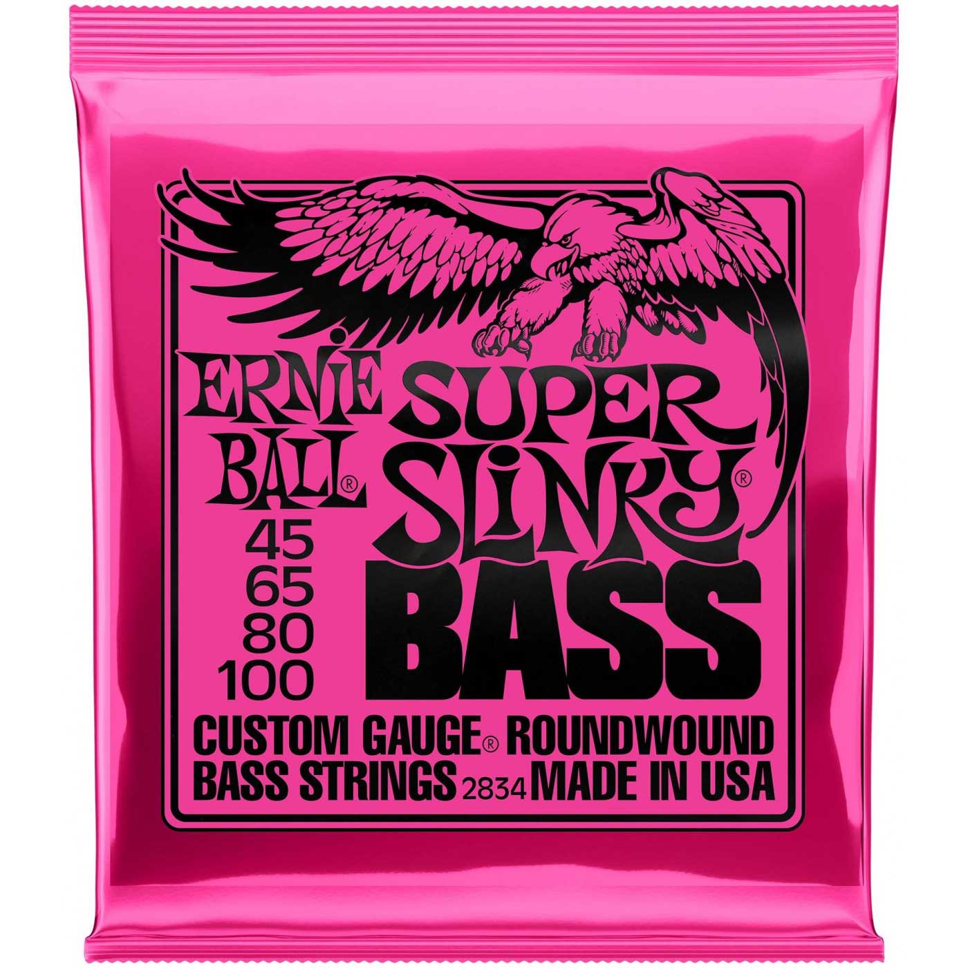 Струны для бас-гитары ERNIE BALL 2834 Nickel Wound Slinky Super 45-100
Струны для бас-гитары ERNIE BALL 2834 Nickel Wound Slinky Super 45-100