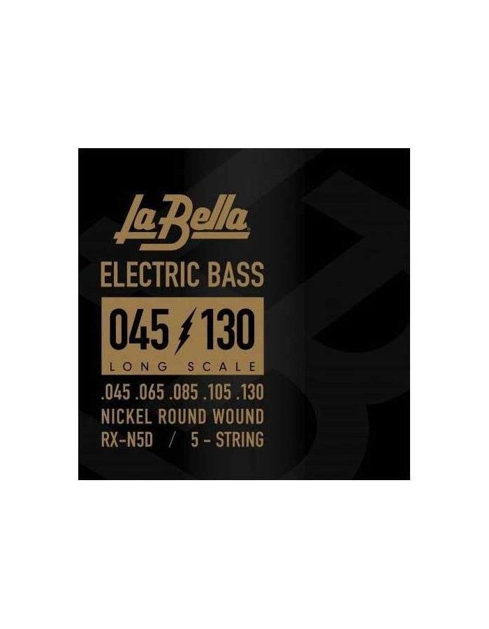 Струны для бас-гитары LA BELLA RX-N5D
Струны для бас-гитары LA BELLA RX-N5D