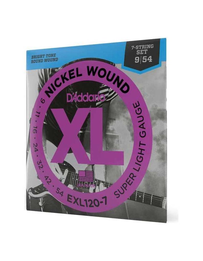 Струны для электрогитары D'ADDARIO EXL120 7
Струны для электрогитары D'ADDARIO EXL120 7