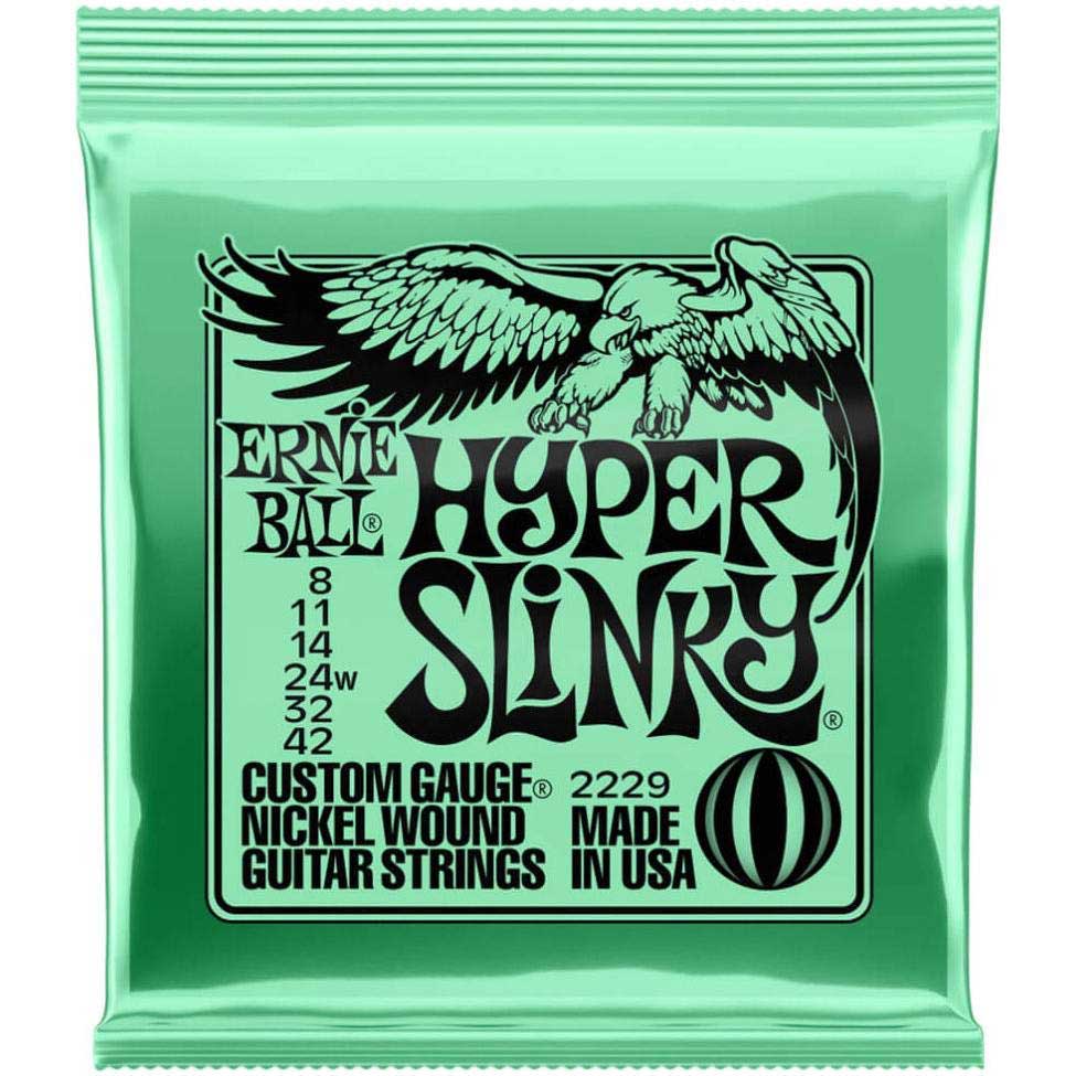 Струны для электрогитары ERNIE BALL 2229 Nickel Wound Slinky Hyper 8-42
Струны для электрогитары ERNIE BALL 2229 Nickel Wound Slinky Hyper 8-42