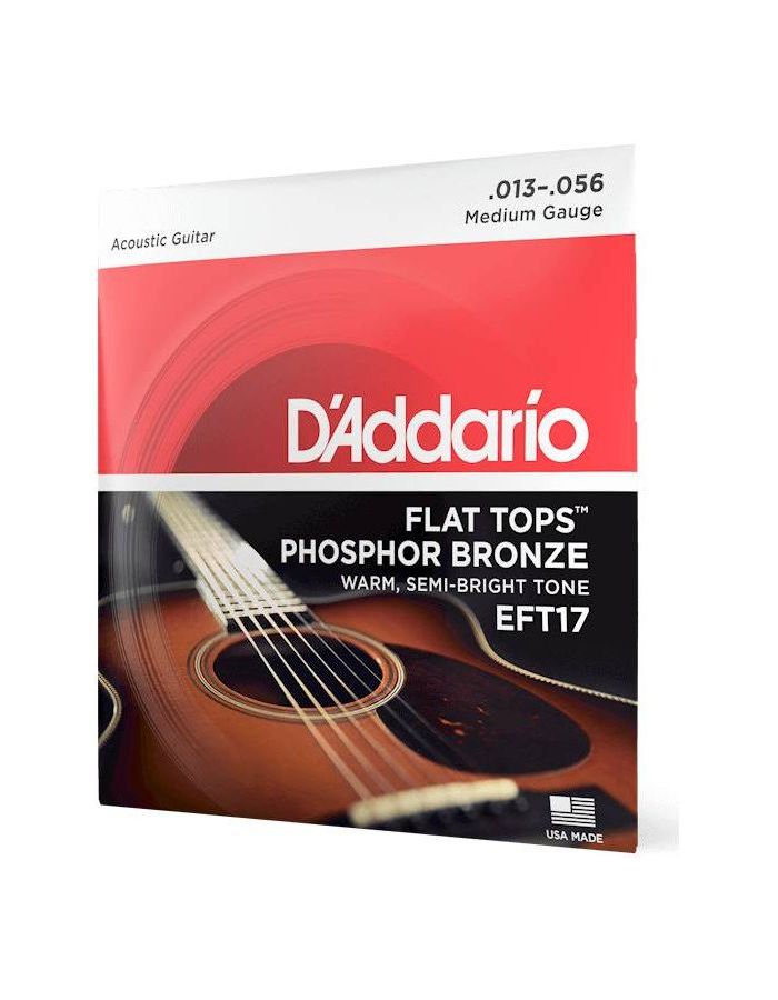 Струны для акустической гитары D'ADDARIO EFT 17
Струны для акустической гитары D'ADDARIO EFT 17