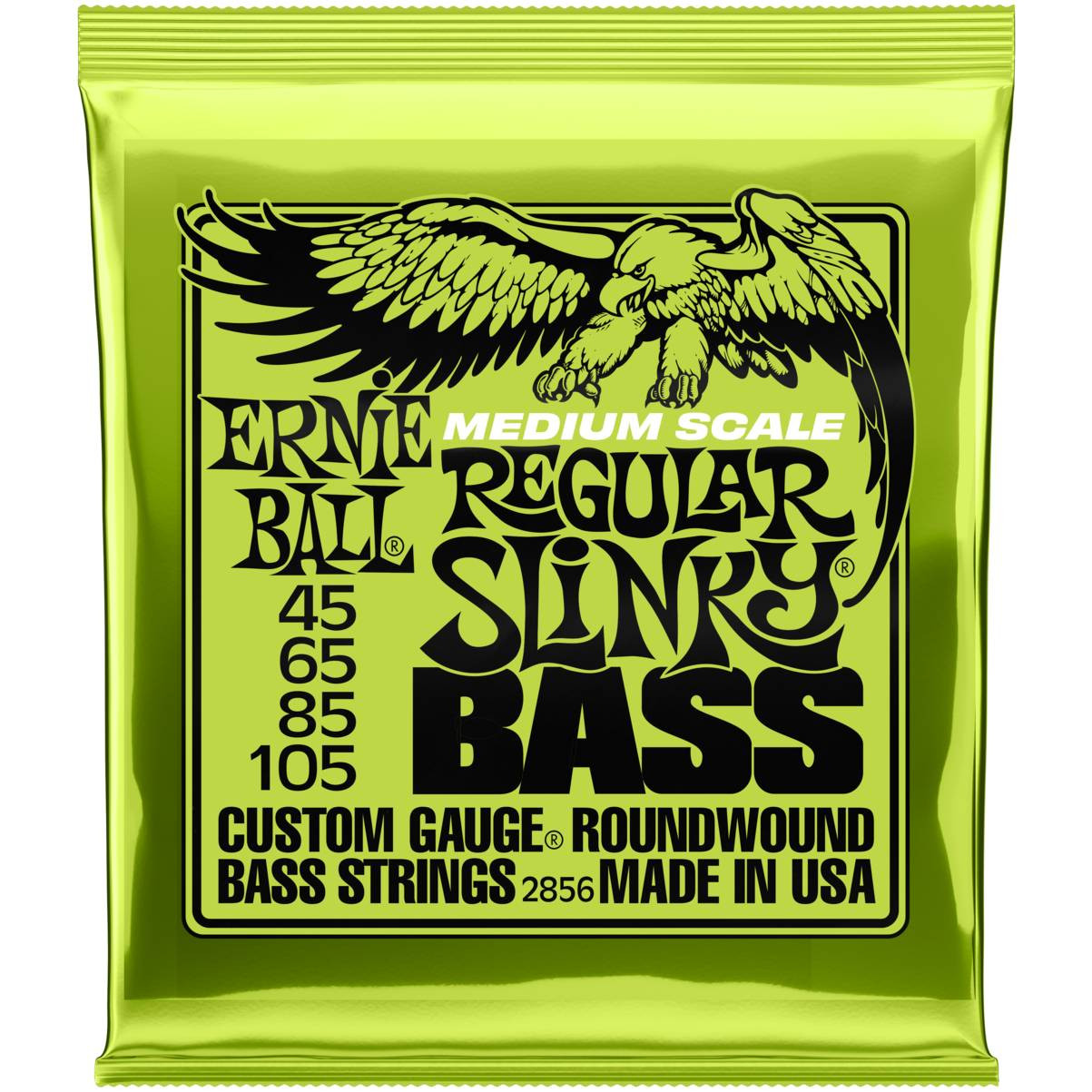 Струны для бас-гитары ERNIE BALL 2856 Regular Slinky Short Scale 45-105
Струны для бас-гитары ERNIE BALL 2856 Regular Slinky Short Scale 45-105