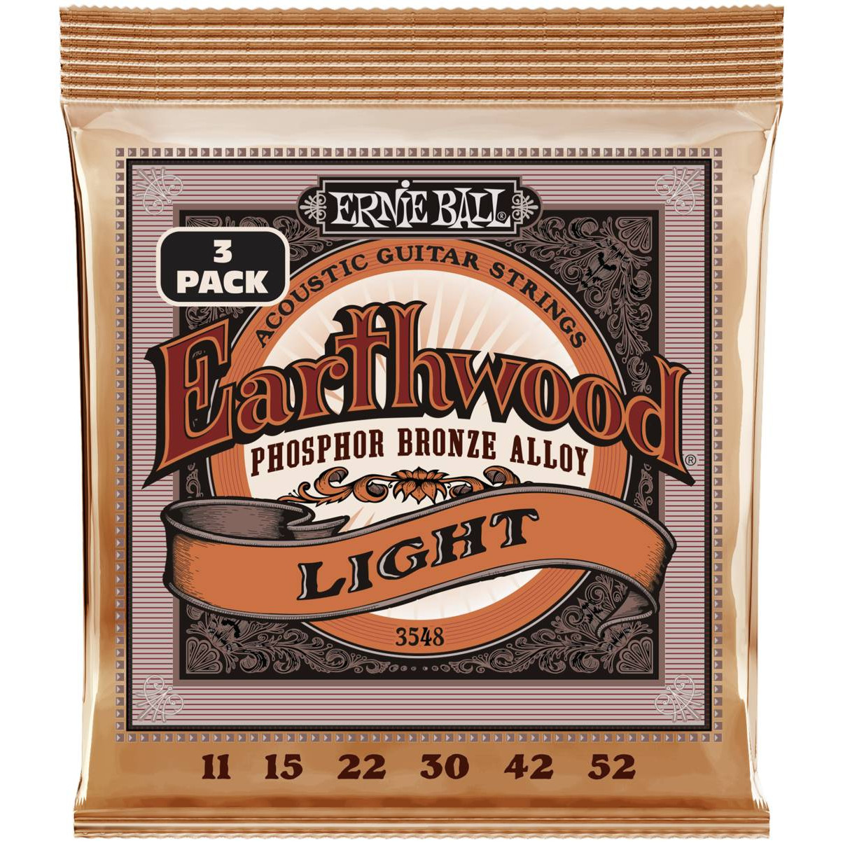 Струны для акустической гитары ERNIE BALL 3548 Earthwood Phosphor Bronze Light 3 Pack 11-52
Струны для акустической гитары ERNIE BALL 3548 Earthwood Phosphor Bronze Light 3 Pack 11-52