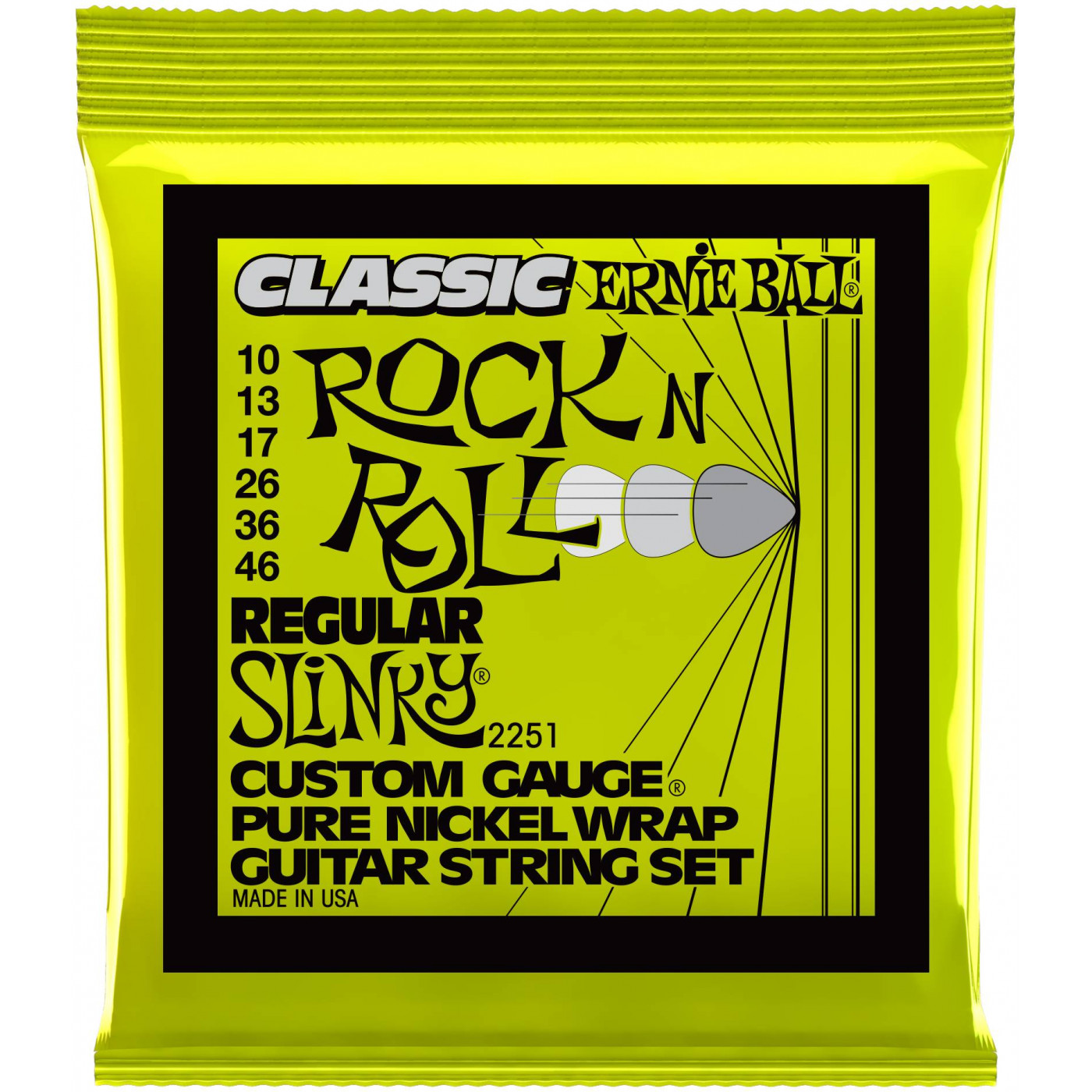 Струны Ernie Ball P02251 Pure Nickel Regular Slinky для электрогитары никель 10-46
Струны Ernie Ball P02251 Pure Nickel Regular Slinky для электрогитары никель 10-46