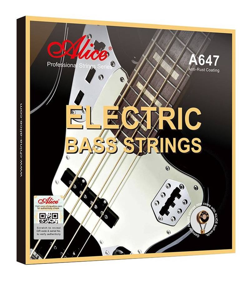Струны ALICE A647 (4)-M для бас-гитары
Струны ALICE A647 (4)-M для бас-гитары