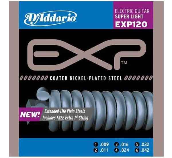 Струны D'ADDARIO EXP120 для электрогитары
Струны D'ADDARIO EXP120 для электрогитары