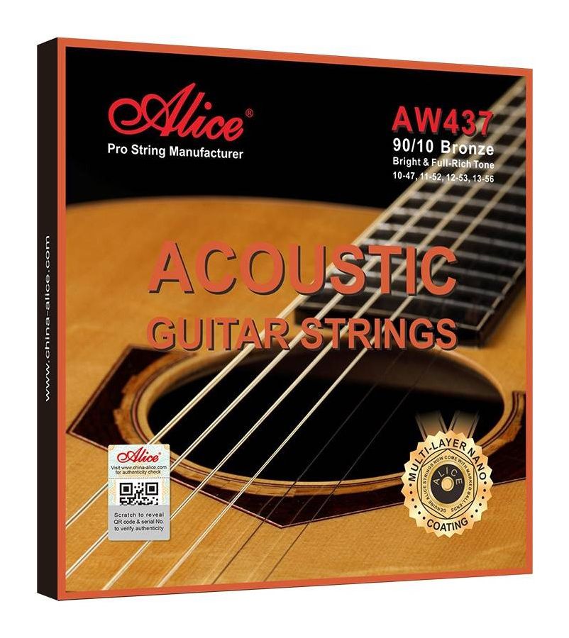 Струны ALICE AW437 -L для акустической гитары
Струны ALICE AW437 -L для акустической гитары