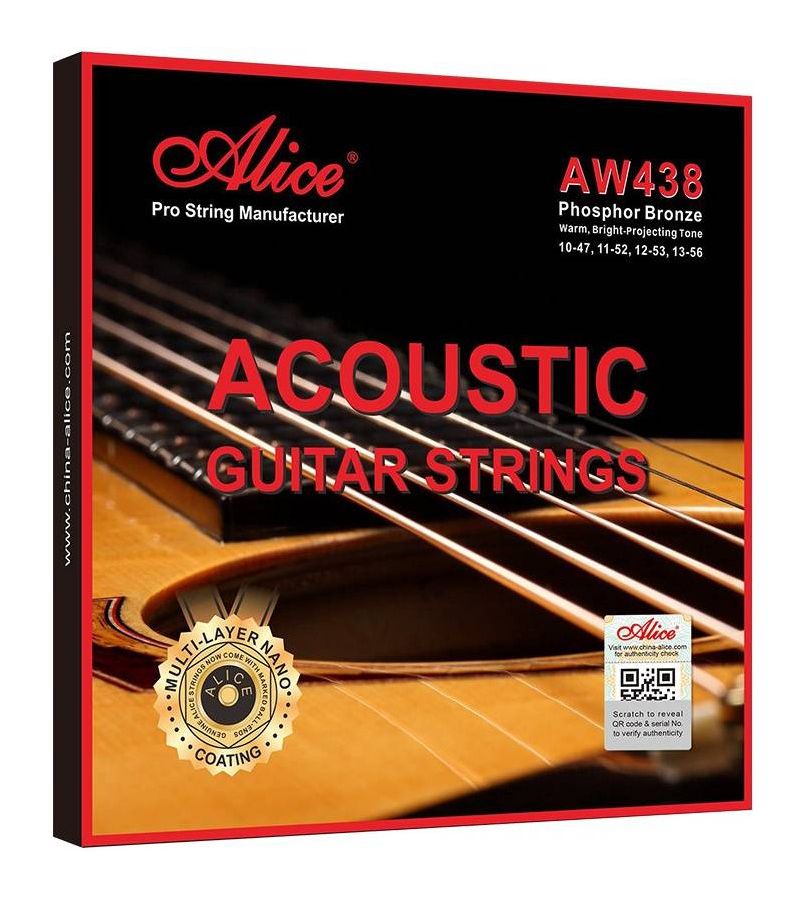 Струны ALICE AW438 -L для акустической гитары
Струны ALICE AW438 -L для акустической гитары