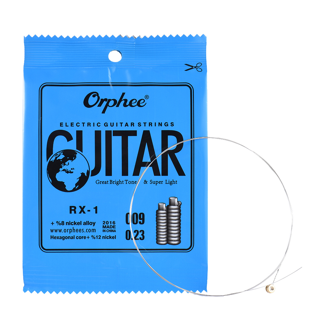 Струна первая Orphee RX-1 (009) для электрогитар
Струна первая Orphee RX-1 (009) для электрогитар