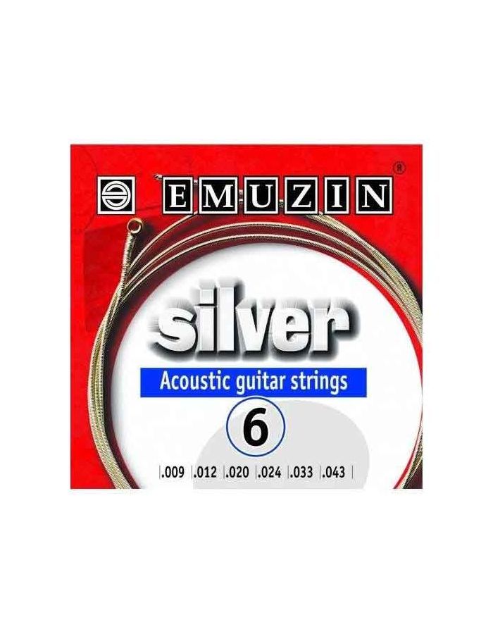 Струны EMUZIN 6А202 для акустической гитары
Струны EMUZIN 6А202 для акустической гитары