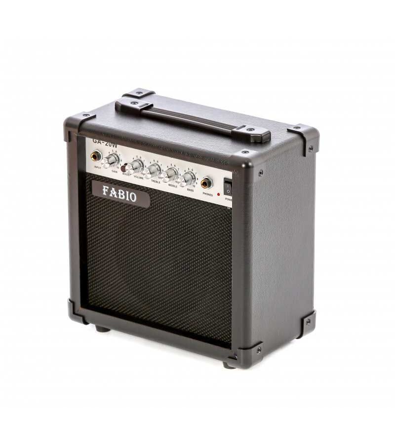Комбоусилитель Fabio GA-20 20W чёрный
Комбоусилитель Fabio GA-20 20W чёрный