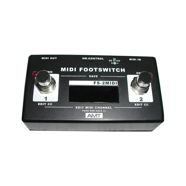Футсвитч AMT Electronics FS-2-M MIDI для комбоусилителей и предусилителей
Футсвитч AMT Electronics FS-2-M MIDI для комбоусилителей и предусилителей