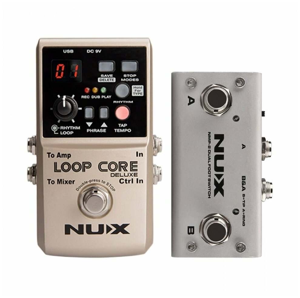 Комплект Педаль эффектов Nux Cherub Loop-Core-Deluxe-Bundle + ножной переключатель
Комплект Педаль эффектов Nux Cherub Loop-Core-Deluxe-Bundle + ножной переключатель