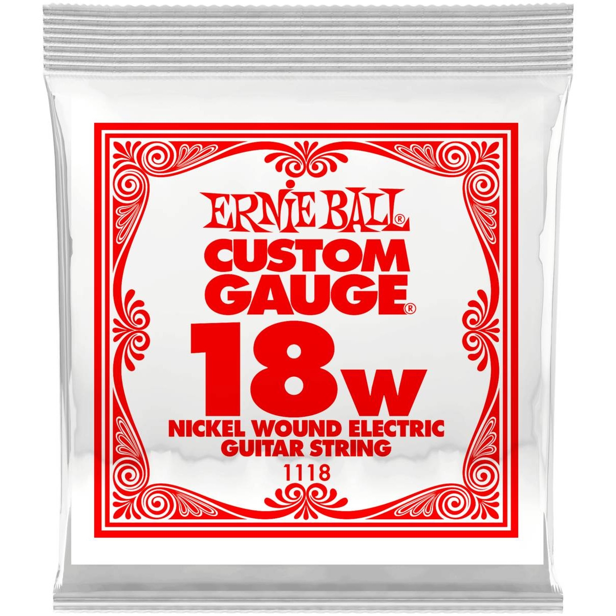 Струна одиночная для электрогитары ERNIE BALL 1118 Nickel Wound .018
Струна одиночная для электрогитары ERNIE BALL 1118 Nickel Wound .018