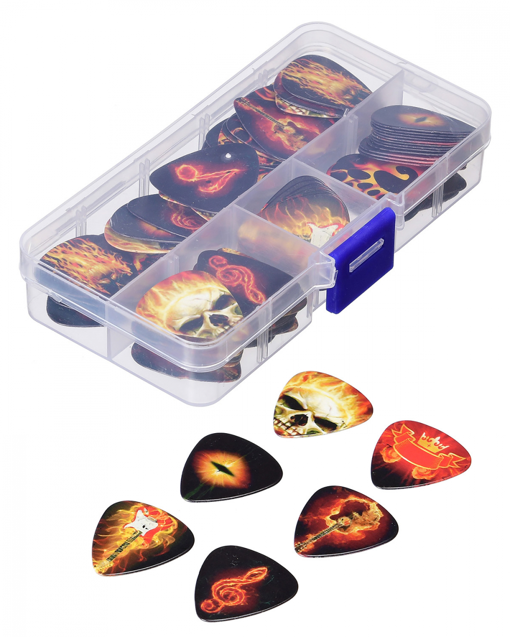 Медиаторы ROCKET ЧЕРЕП (0,46мм.) (коробка)
Медиаторы ROCKET ЧЕРЕП (0,46мм.) (коробка)