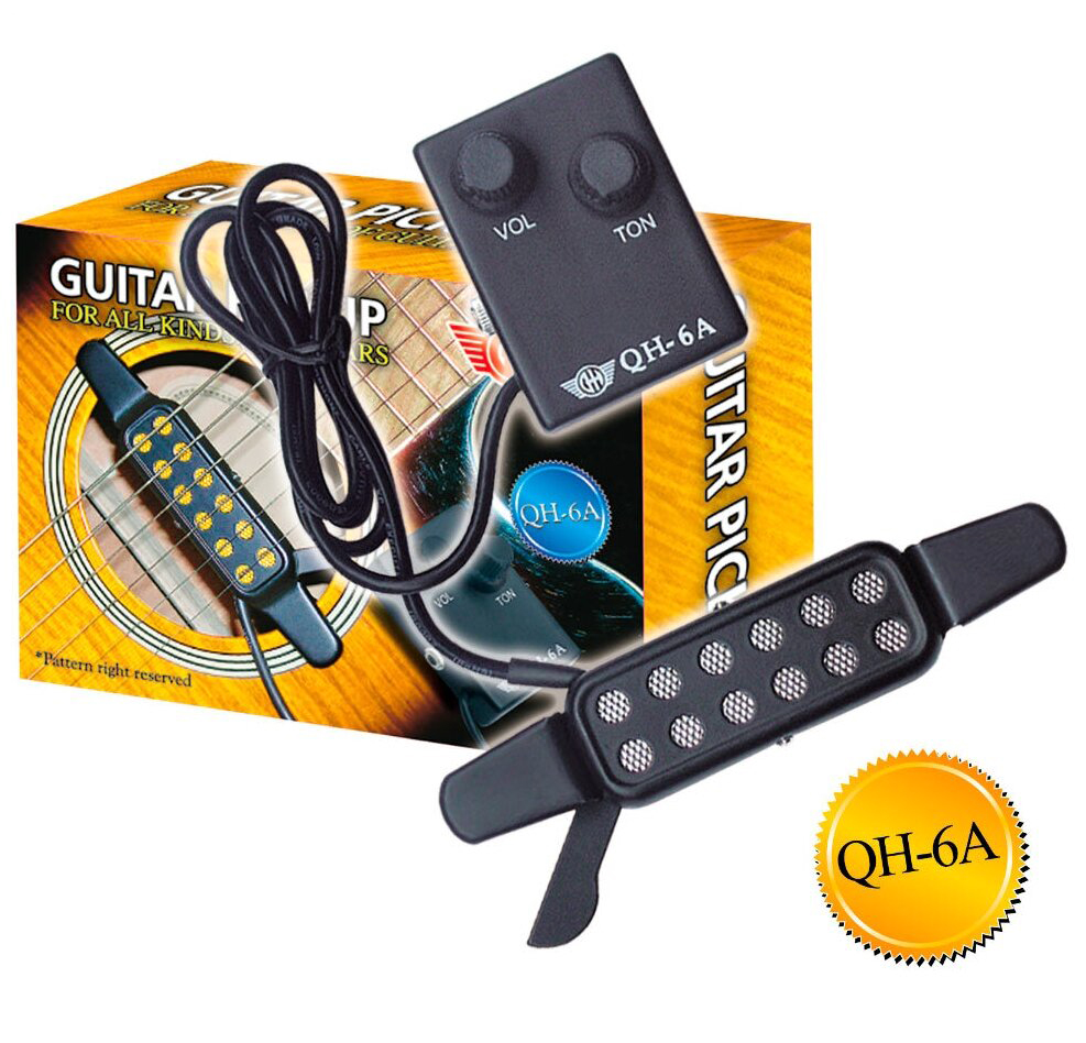 Звукосниматель RockSet GH QH-6A пьезодатчик для акустической гитары
Звукосниматель RockSet GH QH-6A пьезодатчик для акустической гитары