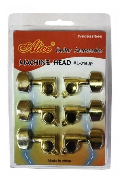 Комплект колковой механики Alice AS-016JP 3+3 маленький бутон золото
Комплект колковой механики Alice AS-016JP 3+3 маленький бутон золото