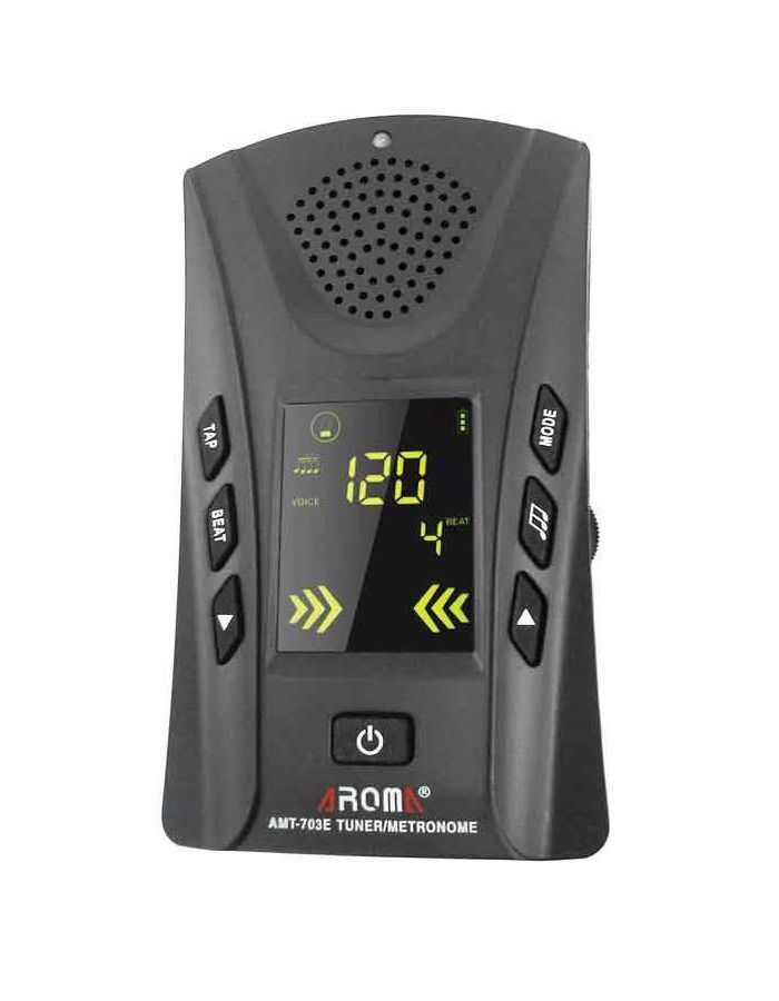 Метроном тюнер AROMA AMT-703E хроматический
Метроном тюнер AROMA AMT-703E хроматический