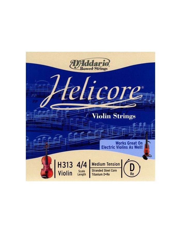 Струна одиночная для скрипки D'ADDARIO H313 4/4 M
Струна одиночная для скрипки D'ADDARIO H313 4/4 M