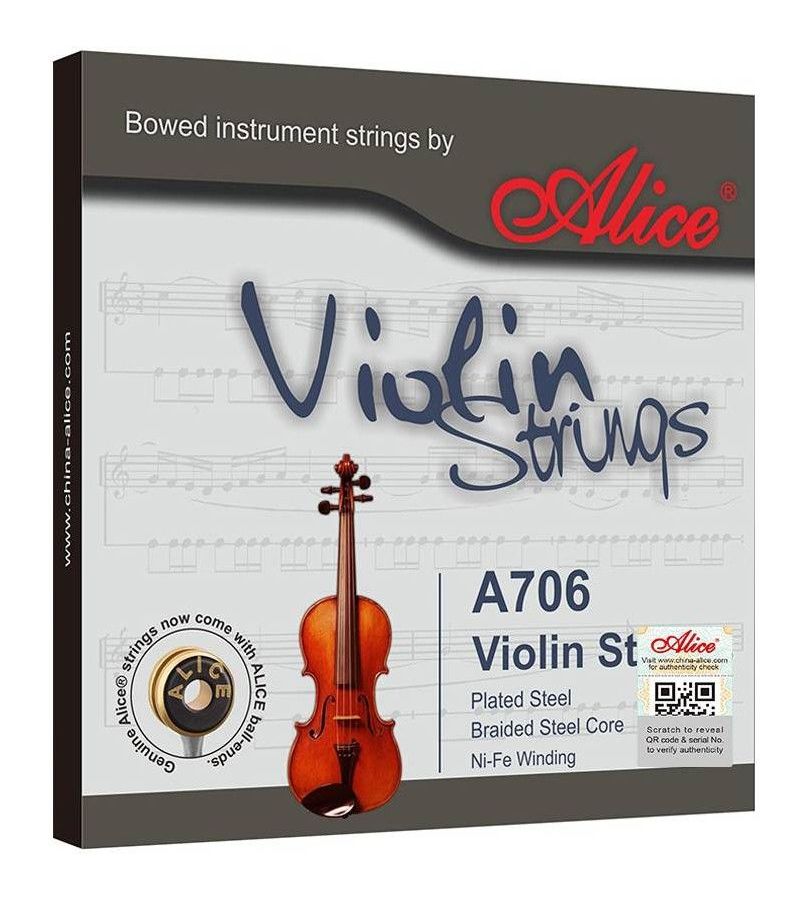 Струны для скрипки ALICE A706
Струны для скрипки ALICE A706
