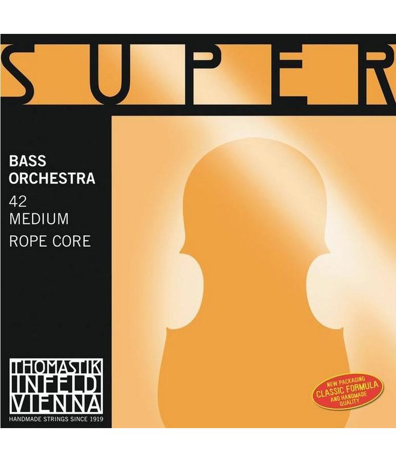 Комплект струн для контрабаса Thomastik 42 Super Flexible размером 4/4 оркестровые
Комплект струн для контрабаса Thomastik 42 Super Flexible размером 4/4 оркестровые