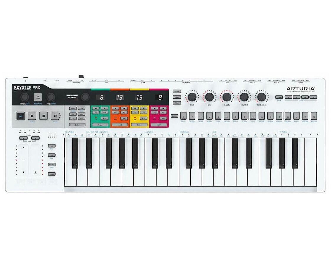 Синтезатор аналоговый ARTURIA KeyStep Pro
Синтезатор аналоговый ARTURIA KeyStep Pro