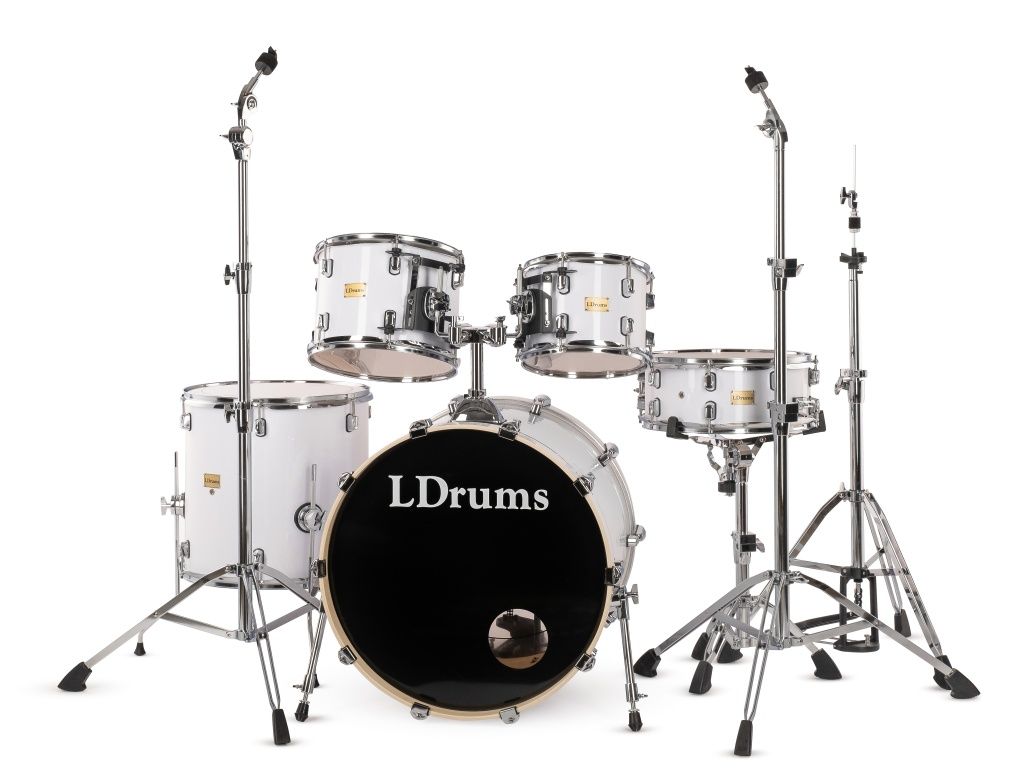 Барабанная установка LDrums 5001011 белая
Барабанная установка LDrums 5001011 белая