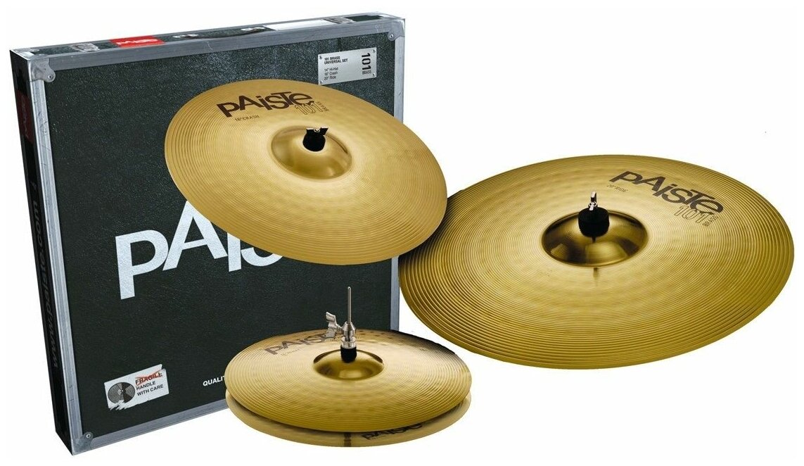 Комплект тарелок Paiste 000014USET 101 Brass Universal Set 14"/16"/20"
Комплект тарелок Paiste 000014USET 101 Brass Universal Set 14"/16"/20"