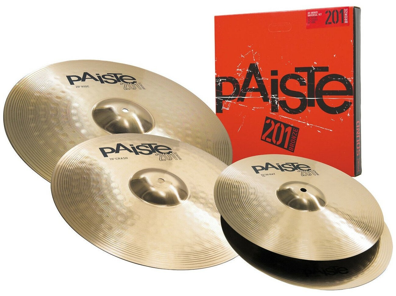 Комплект тарелок Paiste 000015USET 201 Bronze Universal Set 14"/16"/20"
Комплект тарелок Paiste 000015USET 201 Bronze Universal Set 14"/16"/20"
