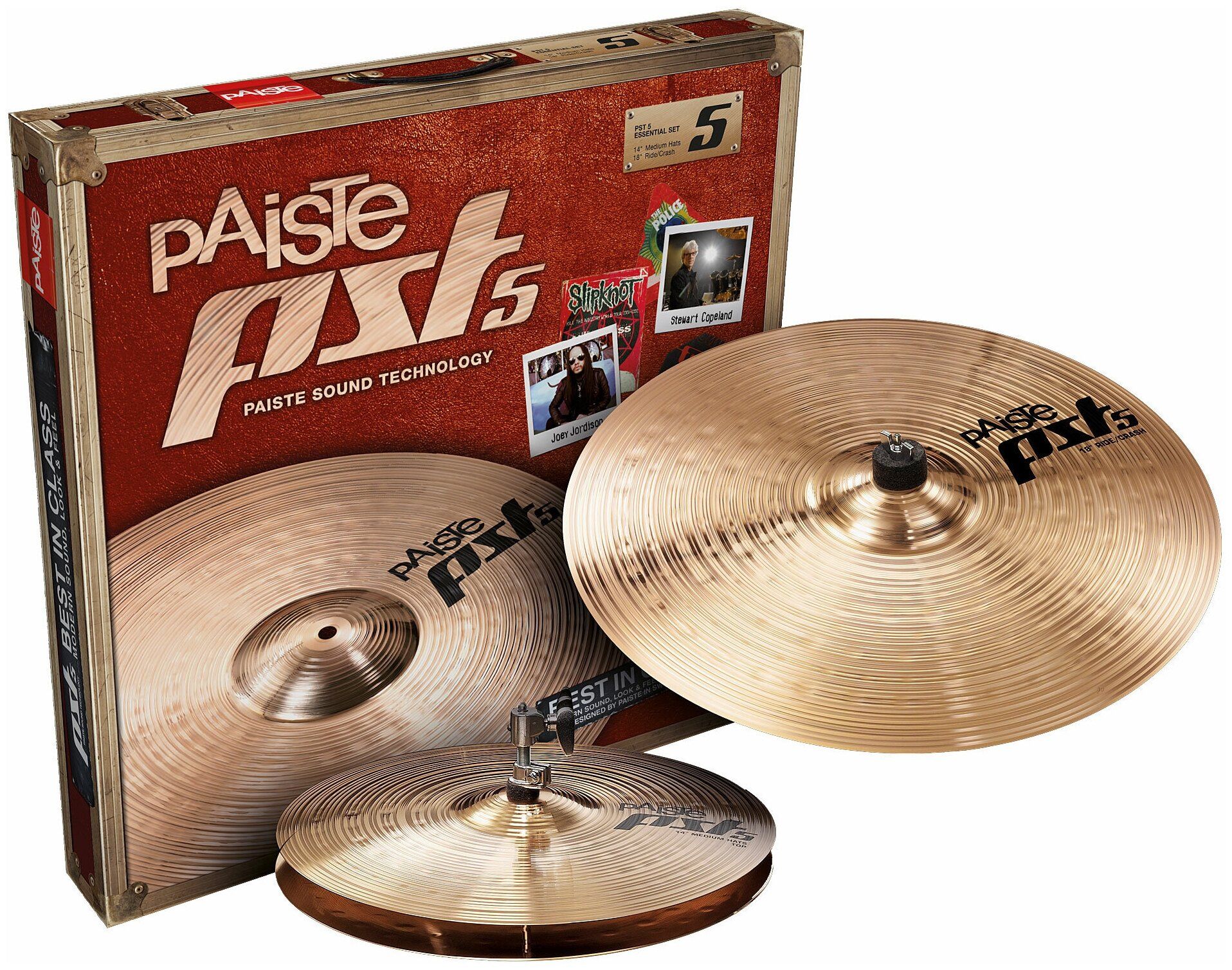 Комплект тарелок Paiste 000068ES14 New PST 5 Essential Set 14"/18"
Комплект тарелок Paiste 000068ES14 New PST 5 Essential Set 14"/18"