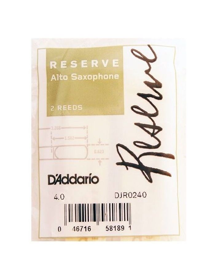 Трости для саксофона RICO DJR0240
Трости для саксофона RICO DJR0240