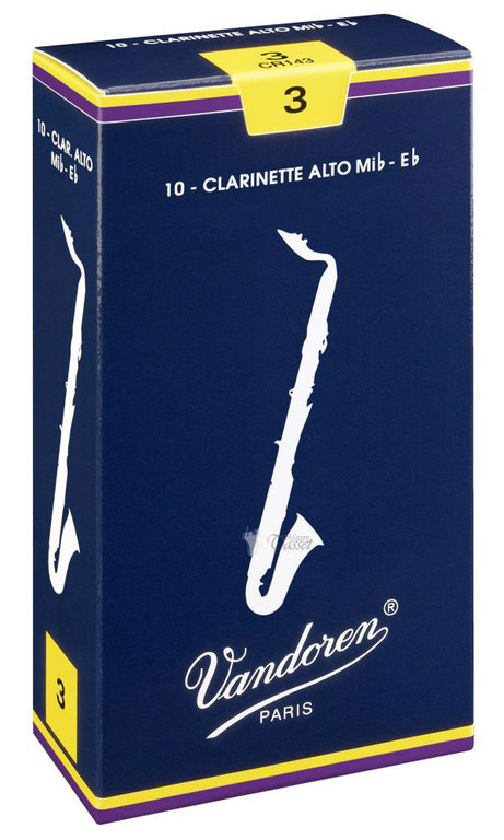 Трости для кларнета Vandoren CR143 альт Традиционные 3.0 10шт
Трости для кларнета Vandoren CR143 альт Традиционные 3.0 10шт