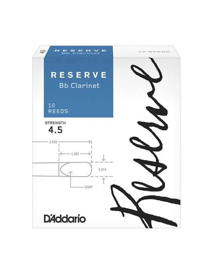 Трости для кларнета RICO DCR1045
Трости для кларнета RICO DCR1045