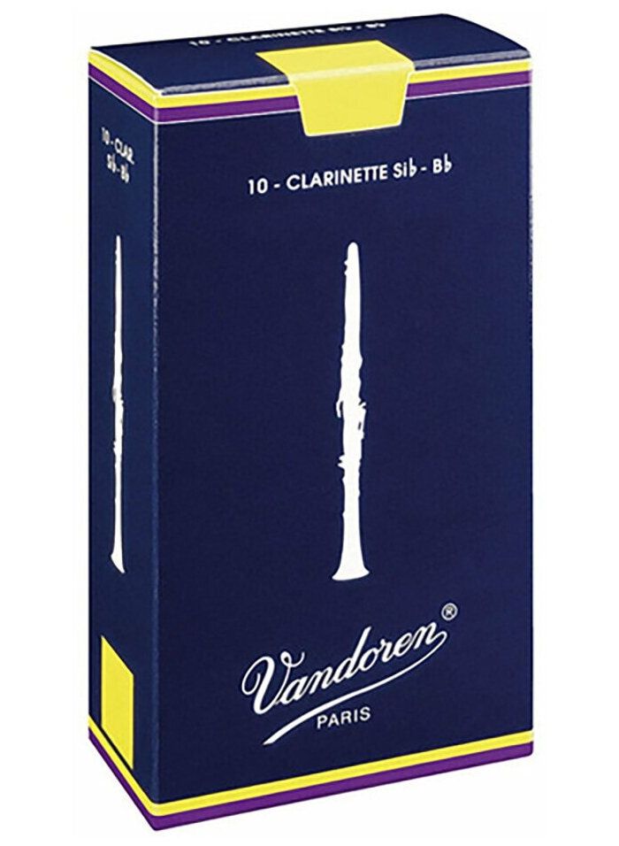 Трости для кларнета Vandoren CR1015 Bb традиционные №1,5 10шт
Трости для кларнета Vandoren CR1015 Bb традиционные №1,5 10шт