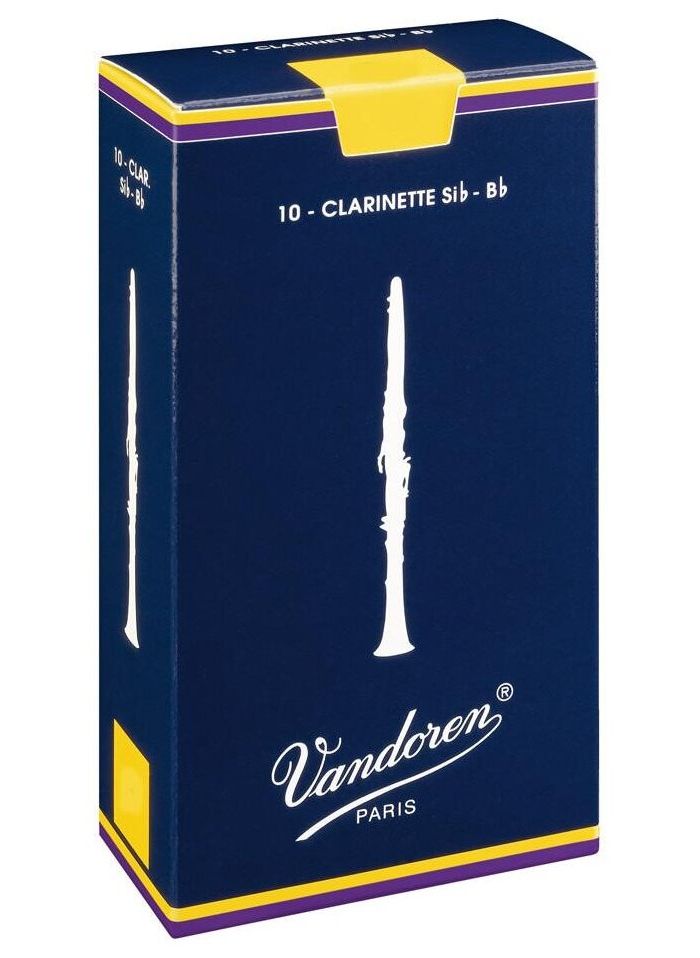 Трости для кларнета Vandoren CR1025 Bb традиционные №2,5 10шт
Трости для кларнета Vandoren CR1025 Bb традиционные №2,5 10шт