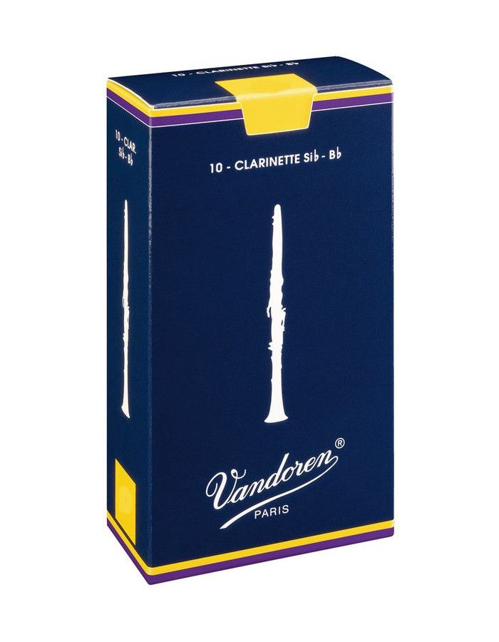 Трости для кларнета Vandoren CR103 Bb традиционные №3 10шт
Трости для кларнета Vandoren CR103 Bb традиционные №3 10шт