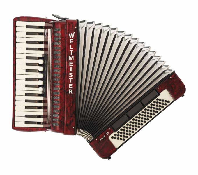 Аккордеон Weltmeister Achat-III-80/34-RD Achat 80 34/80/III/5/3 с ремнями и чехлом красный
Аккордеон Weltmeister Achat-III-80/34-RD Achat 80 34/80/III/5/3 с ремнями и чехлом красный